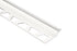 Schluter - FINEC - SQ Profilé de finition et de protection des rebords alum. blanc mat 7/16" x 8' 2-1/2" ||FSQ110MBW - Ceramed