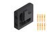 Schluter - JOLLY - Coin extérieur 1/2" alum. anthracite foncé ||EV/J125TSDA - Ceramed