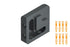 Schluter - JOLLY - Coin extérieur 1/2" alum. graphite brossé ||EV/J125AGRB - Ceramed