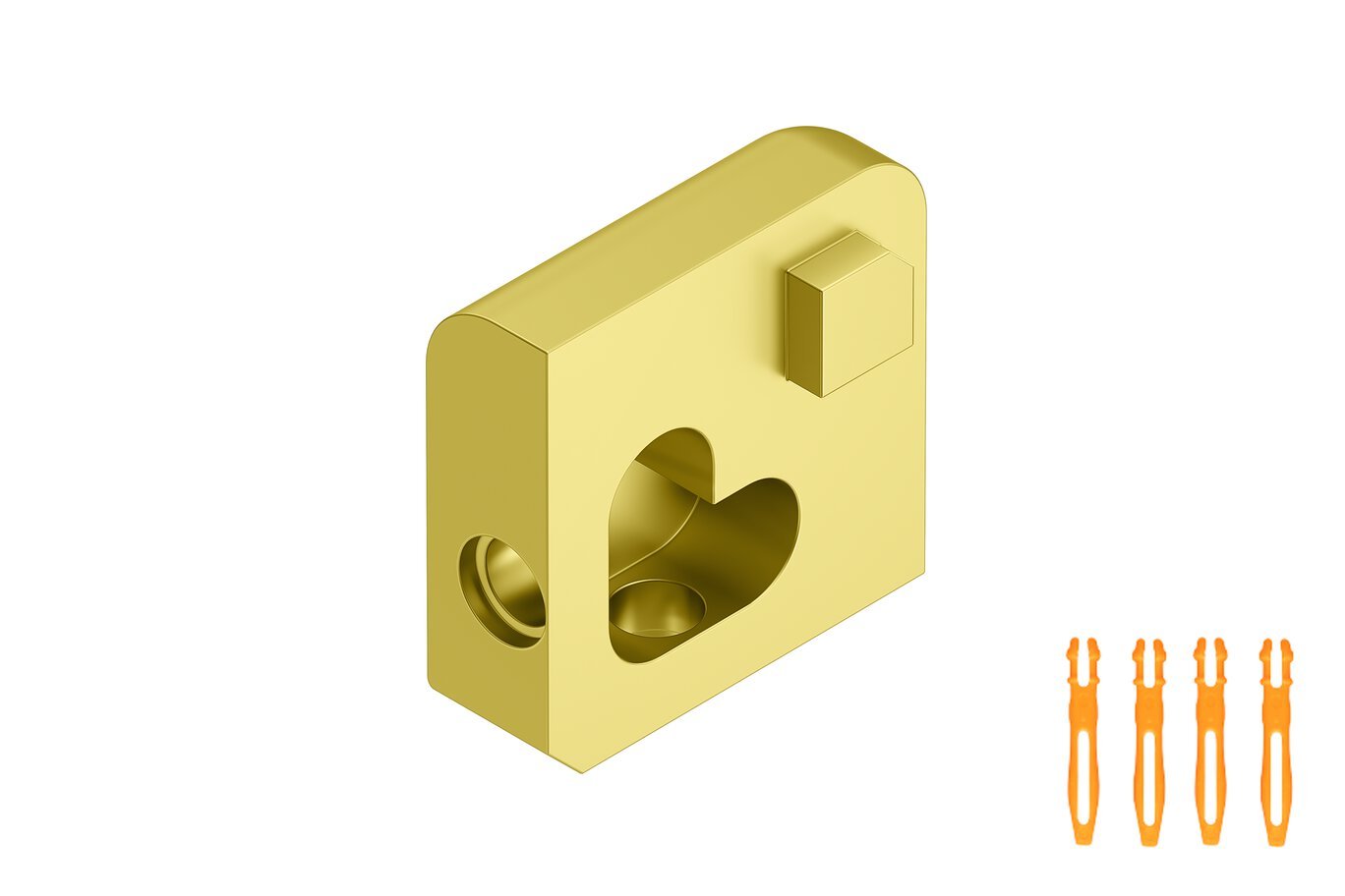 Schluter - JOLLY - Coin extérieur 90° alum. anodisé laiton mat 3/8" ||EV/J100AM - Ceramed