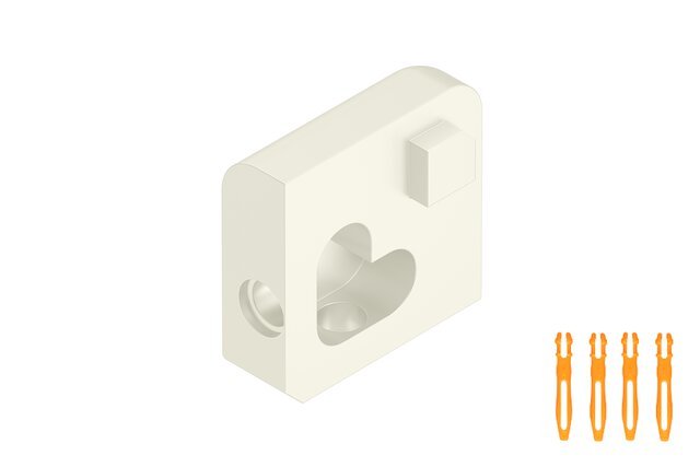 Schluter - JOLLY - Coin extérieur 90° alum. blanc 3/8" ||EV/J100W - Ceramed