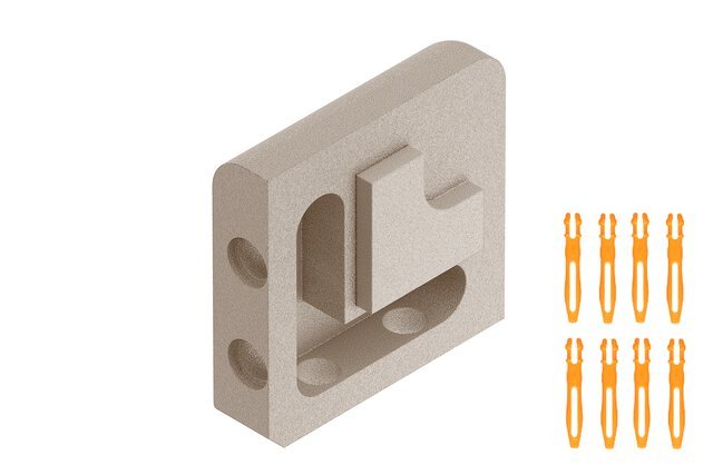 Schluter - JOLLY - Coin extérieur 90° alum. crème 1/2" ||EV/J125TSC - Ceramed