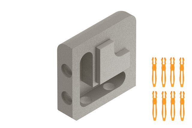Schluter - JOLLY - Coin extérieur 90° alum. grège 1/2" ||EV/J125TSBG - Ceramed