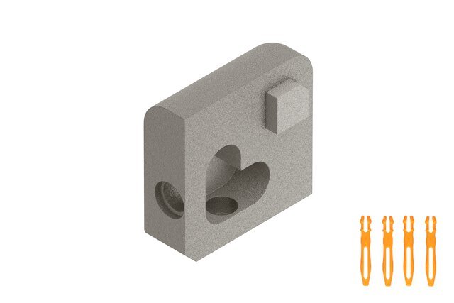 Schluter - JOLLY - Coin extérieur 90° alum. grège 3/8" ||EV/J100TSBG - Ceramed
