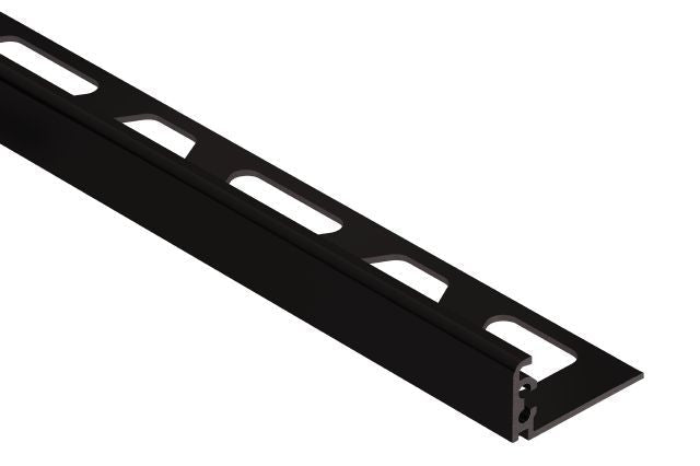 Schluter - JOLLY Moulure de bordure de mur Aluminium anodisé Blanc brillant 1/2" (12.5 mm) x 8' 2-1/2"