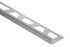 Schluter - JOLLY Moulure de bordure de mur Aluminium anodisé Chrome brossé 1/4" (6 mm) x 8' 2-1/2"