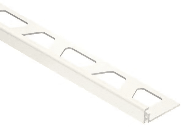 Schluter - JOLLY - Moulure de bordure de mur alum. blanc brillant 5/16" x 8' 2-1/2" ||J80BW - Ceramed