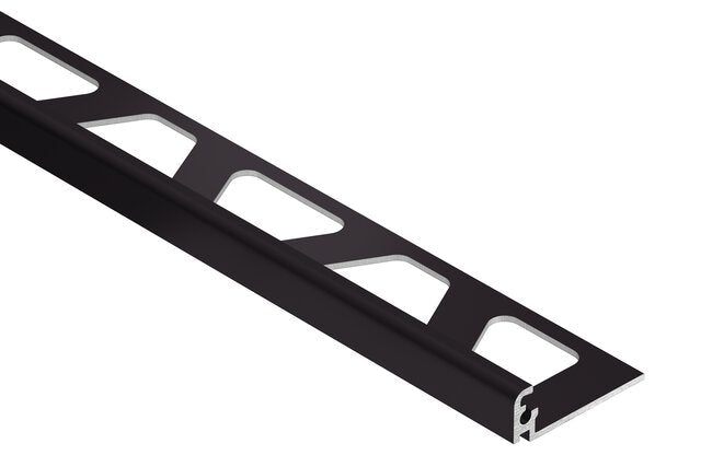 Schluter - JOLLY - Moulure de bordure de mur alum. brun noir - 3/8" x 8' 2-1/2" ||J100SB - Ceramed