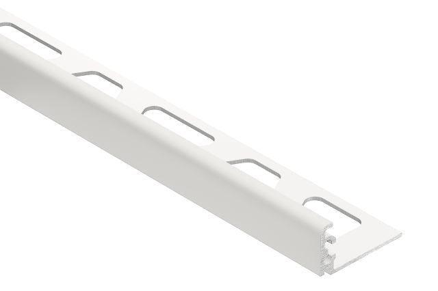 Schluter - JOLLY Moulure de bordure de mur Aluminium mat 1/2" (12.5 mm) x 8' 2-1/2"