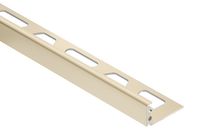 Schluter - JOLLY - Moulure de bordure de mur alum. sable - 1/2" x 8' 2-1/2" ||J125SP - Ceramed