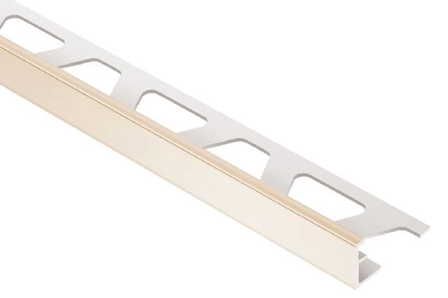 Schluter - JOLLY-P Profilé de bordure de mur - Plastique PVC bahamas - 1/2" (12.5 mm) x 8' 2 1/2"
