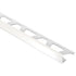 Schluter - JOLLY-P Profilé de bordure de mur - Plastique PVC blanc 3/16" (4.5 mm) x 8' 2-1/2"