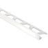 Schluter - JOLLY-P Profilé de bordure de mur - Plastique PVC blanc 3/8" (10 mm) x 8' 2-1/2"