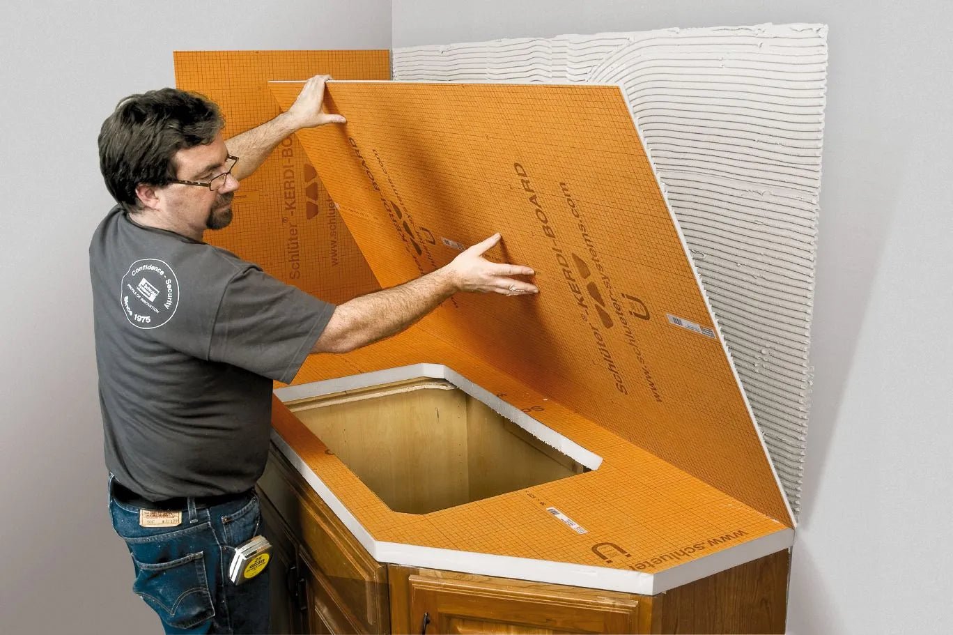 Schluter - KERDI-BOARD - Panneau de construction - 1/2" x 48" x 96" ||KB1212202440 - Ceramed