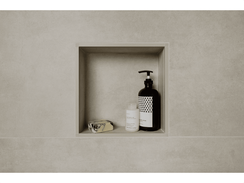 Schluter - KERDI-BOARD-SN - Niche de douche préfabriqué avec cadre - 12" x 12" ||KB12SN305305AF - Ceramed