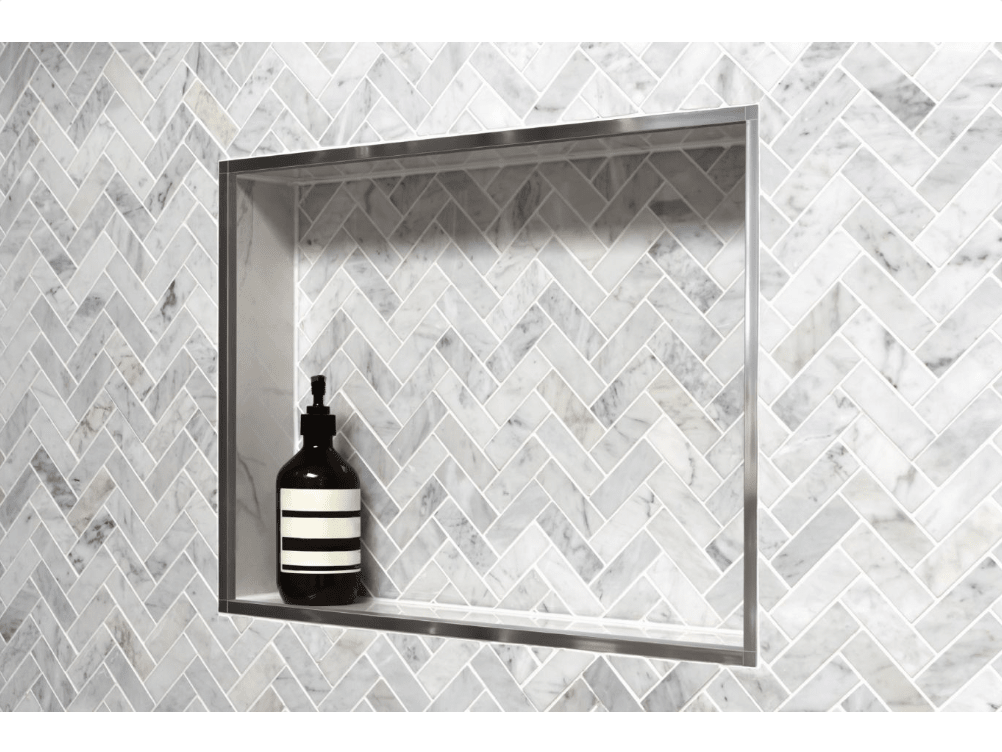 Schluter - KERDI-BOARD-SN - Niche de douche préfabriquée avec cadre - 12" x 6" ||KB12SN305152AF - Ceramed