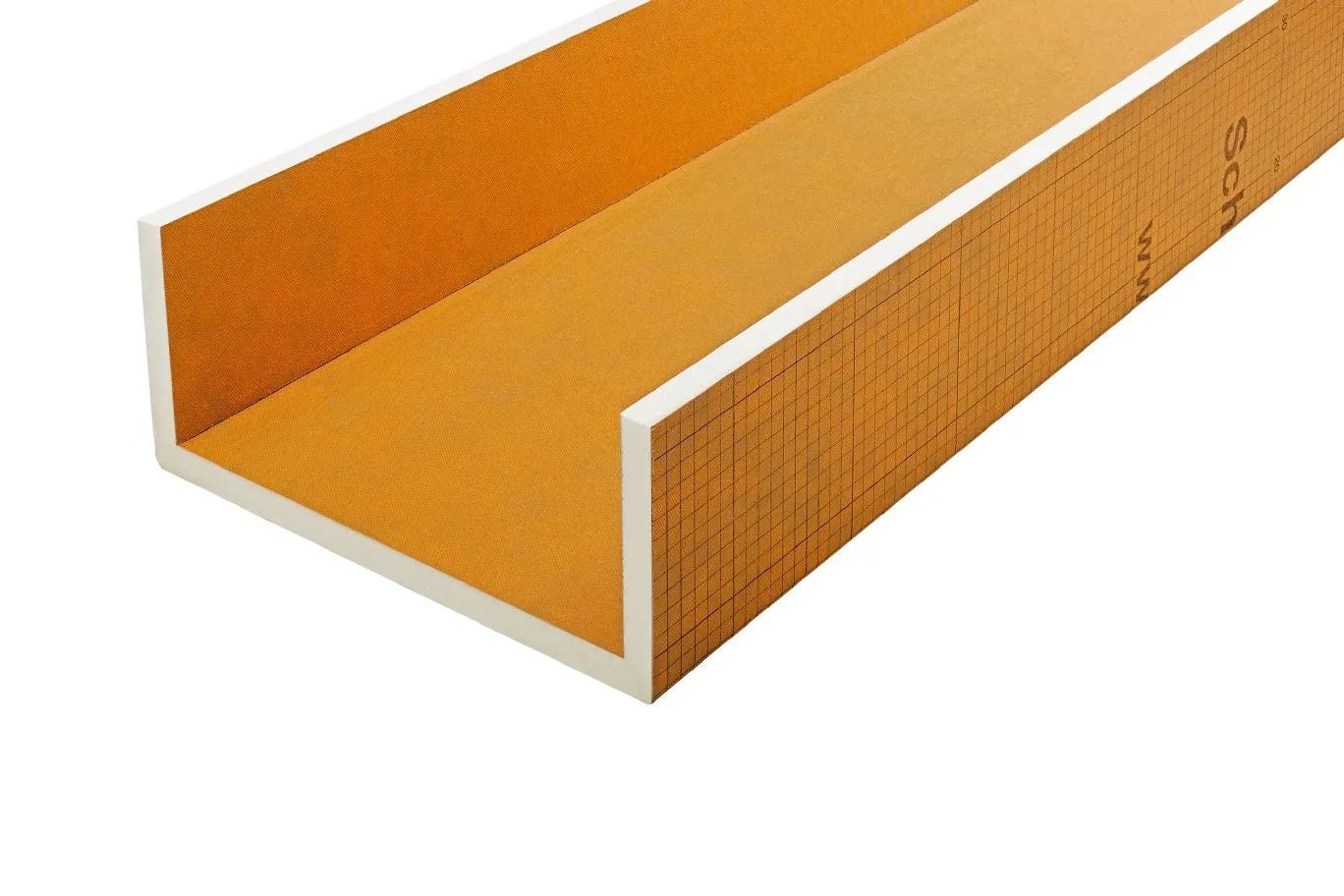 Schluter - KERDI-BOARD-U - Panneau en forme de U -Largeur de 7-7/8" replié 3/4" x 24-1/2" x 96" ||KB196252440U20 - Ceramed