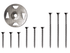 Schluter - KERDI-BOARD - ZS/-ZT Vis et rondelles - acier galvanisé 1-5/8" (paquet de 40) ||KBZS35GT32Z - Ceramed