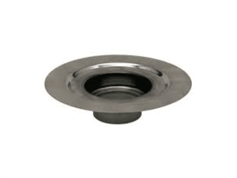 Schluter - KERDI-DRAIN - Bride avec sortie sans collet 2" - acier inoxydable (V2) ||KD2/E/FL - Ceramed