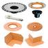Schluter - KERDI-DRAIN - Ensemble d'adapteur de bride - Plastique ABS 5-1/4" ||KDA5FLKABS - Ceramed
