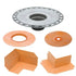 Schluter - KERDI-DRAIN - Ensemble de bride - plastique PVC 2" ||KD2FLKPVC - Ceramed