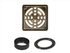 Schluter - KERDI-DRAIN - Ensemble de grille carrée Classic - acier inoxydable (V2) bronze huilé 4" ||KD4GRKEOB - Ceramed