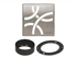 Schluter - KERDI-DRAIN - Ensemble de grille carrée Curve - acier inoxydable (V2) nickel brossé 4" ||KDIF4GRKEBTD6 - Ceramed