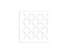 Schluter - KERDI-DRAIN - Ensemble de grille carrée Floral - acier inoxydable (V2) blanc mat 4" ||KDIF4GRKMBWD5 - Ceramed