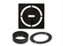 Schluter - KERDI-DRAIN - Ensemble de grille carrée Pure - acier inoxydable (V2) noir mat 4" ||KDIF4GRKMGSD8 - Ceramed