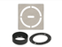 Schluter - KERDI-DRAIN - Ensemble de grille carrée Pure - acier inoxydable (V2) or rose brossé 4" ||KDIF4GRKEBRGD8 - Ceramed
