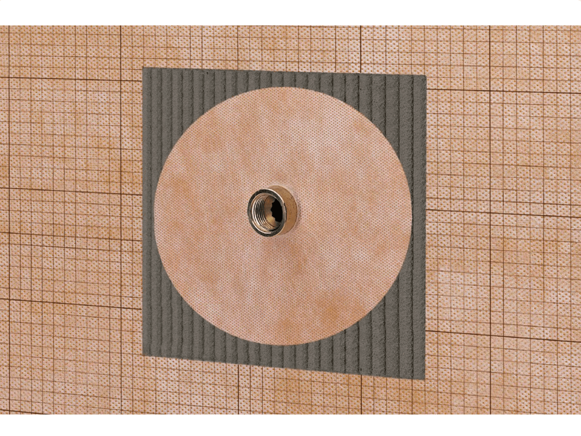 Schluter - KERDI-KM - Scellant précoupé pour passage de tuyaux de 7/8" 7" (paquet de 5) ||KM5117/22 - Ceramed