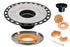 Schluter - KERDI-LINE-A - Ensemble d'adaptateur pour drain Plastique ABS 5-1/2" ||KDAM5FLKABS - Ceramed
