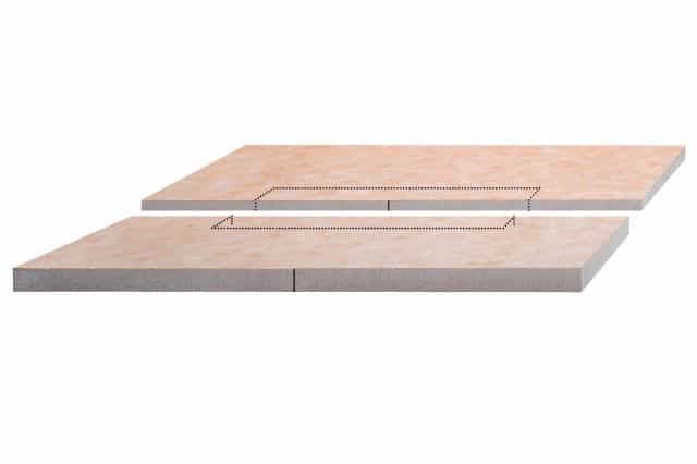 Schluter - KERDI-LINE Bac à douche pré-pliée avec drain centré 39" x 39"