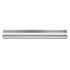 Schluter - KERDI-LINE Drain linéaire encastré avec design de grille Floral - acier inoxydable (V4) brossé 29/32" x 27-9/16"