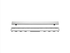 Schluter - KERDI-LINE - Drain linéaire encastré avec design de grille Solid - acier inoxydable (V4) brossé 3/4" x 27-9/16" ||KL1AR19EB70 - Ceramed
