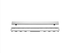 Schluter - KERDI-LINE - Drain linéaire encastré avec design de grille Solid - acier inoxydable (V4) brossé 3/4" x 55-1/8" ||KL1AR19EB140 - Ceramed