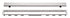 Schluter - KERDI-LINE Ensemble de grille fermée acier inoxydable brossé 3/4" x 52"