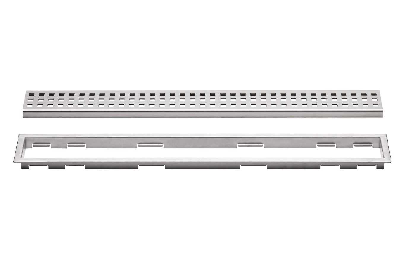 Schluter - KERDI-LINE Ensemble de grille perforée acier inoxydable brossé 3/4" x 48"