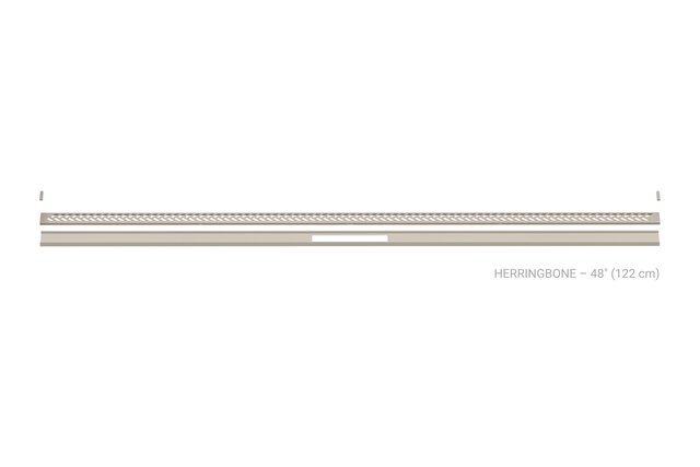 Schluter - KERDI-LINE-VARIO 4' D13-HERRINGBONE TSC ||KLVRID13TSC122 - Ceramed