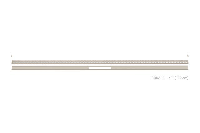 Schluter - Kerdi-Line-Vario 4' D3-Square TSC ||KLVRID3TSC122 - Ceramed