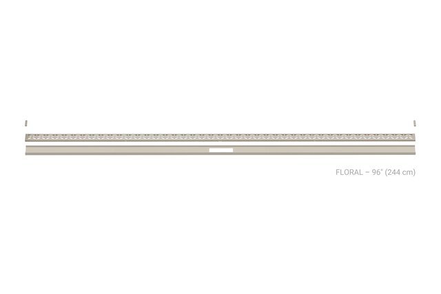 Schluter - KERDI-LINE-VARIO 8 D5-FLORAL TSC ||KLVRID5TSC244 - Ceramed