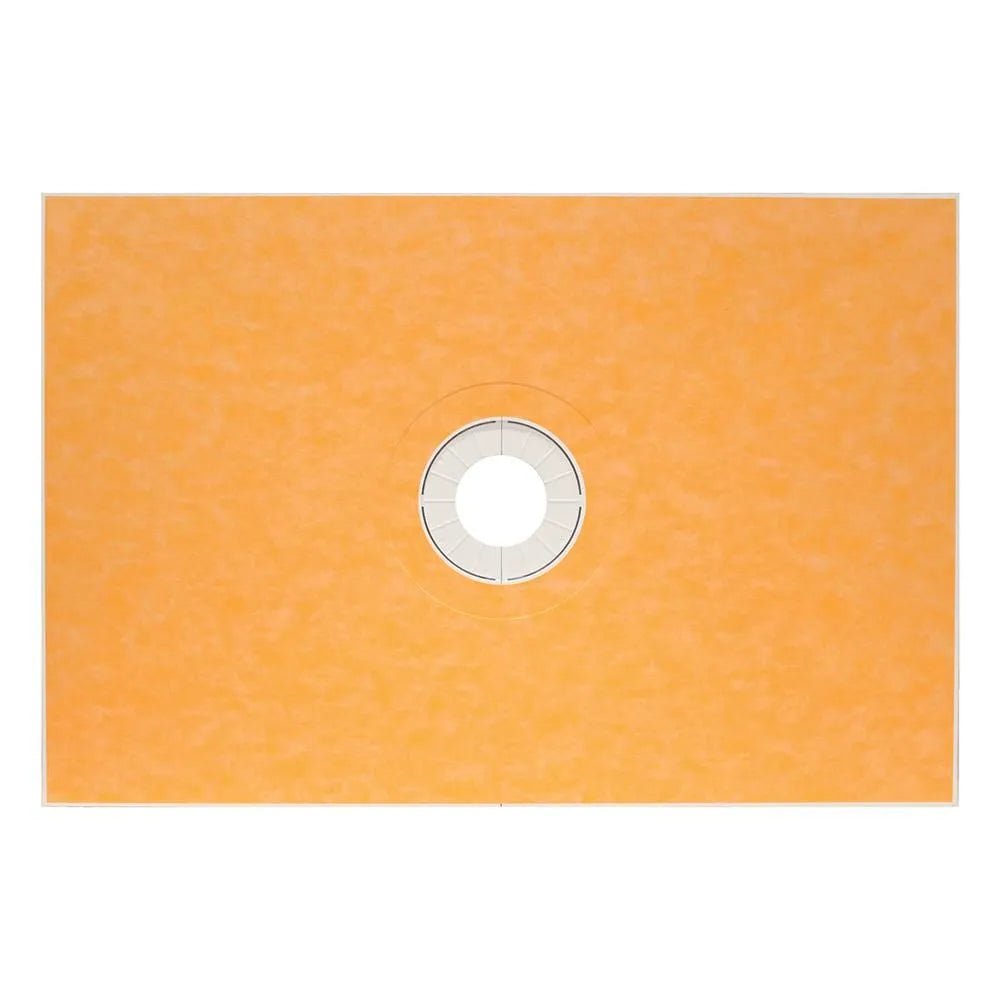 Schluter - KERDI-SHOWER-T - Base de douche préfabriquée en pente avec position de sortie centrée - 1-1/4" x 48" x 72" ||KST1220/1830 - Ceramed