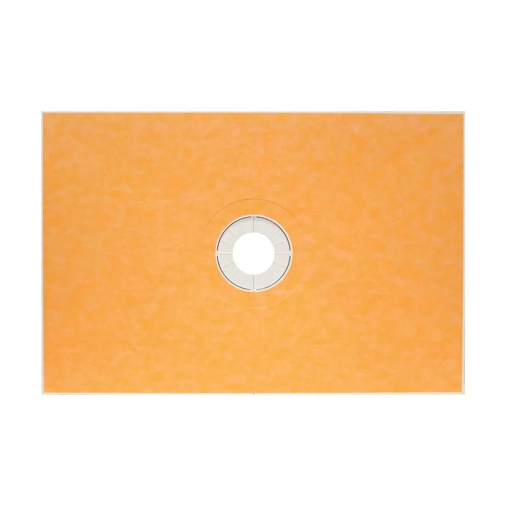 Schluter - KERDI-SHOWER-T - Base de douche préfabriquée en pente avec position de sortie centrée - 1-1/8" x 38" x 60" ||KST965/1525 - Ceramed