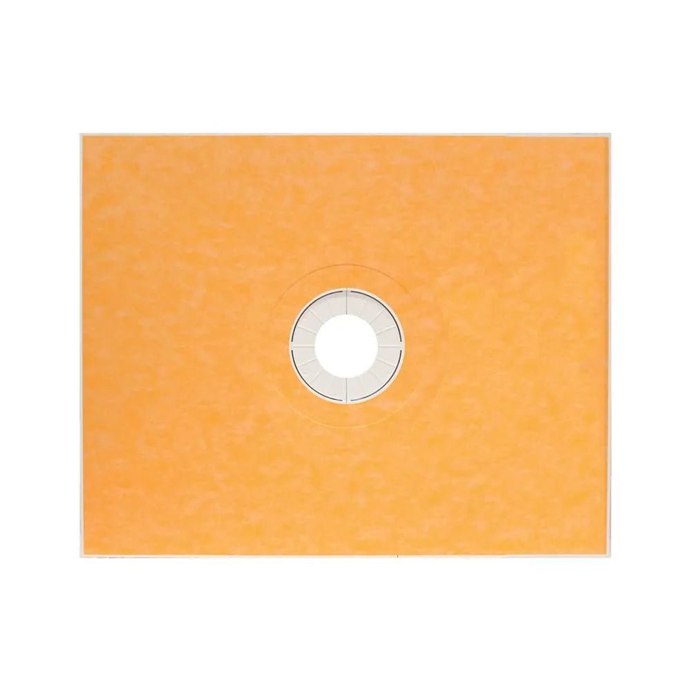 Schluter - KERDI-SHOWER-T - Base de douche préfabriquée en pente avec position de sortie centrée - 1-3/32" x 48" x 60" ||KST1220/1525 - Ceramed