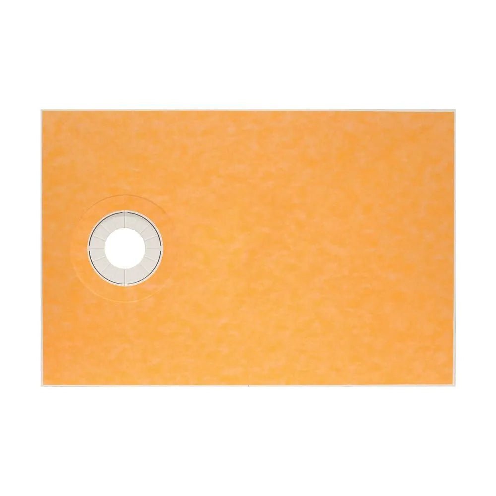 Schluter - KERDI-SHOWER-TS - Base de douche préfabriquée en pente avec position de sortie décentrée - 1-1/8" x 38" x 60" ||KST965/1525S - Ceramed