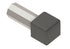 Schluter - QUADEC - Coin extérieur 90° - alum. gris trafic 7/16" ||ED/Q110VG - Ceramed