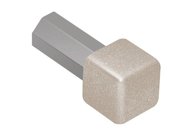 Schluter - QUADEC - Coin intérieur/extérieur 90° - alum. crème 3/16" ||EV/Q45TSC - Ceramed