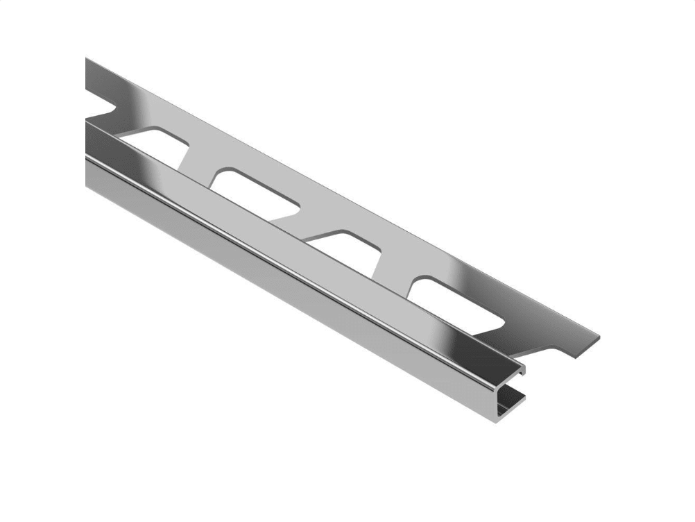 Schluter - QUADEC - Profilé de bordure carré - acier inoxydable (V2) 7/16" x 8' 2-1/2" ||Q110E - Ceramed