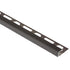 Schluter - QUADEC Profilé de bordure carré - aluminium anthracite foncé 1/4" (6 mm) x 8' 2-1/2"