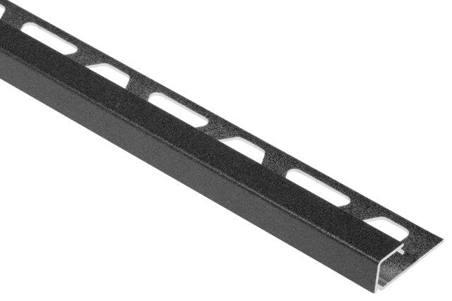 Schluter - QUADEC - Profilé de bordure carré - alum. anthracite foncé 3/8" x 9' 10" ||Q100TSDA/300 - Ceramed